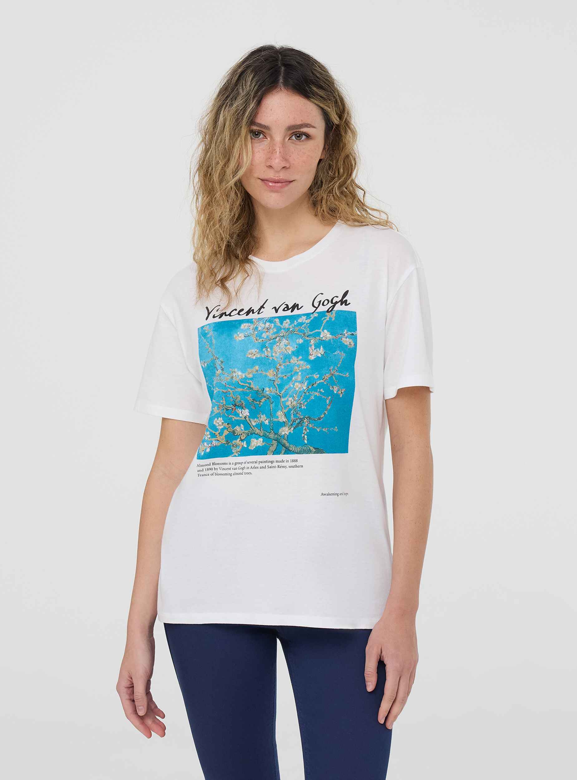 Beautiful girl print short-sleeved Tシャツ Woman Short-sleeved T-shirt – Terranova Philippines