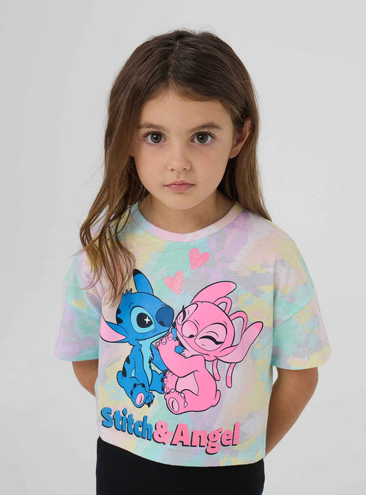 Kids Girls Short-sleeved T-shirt