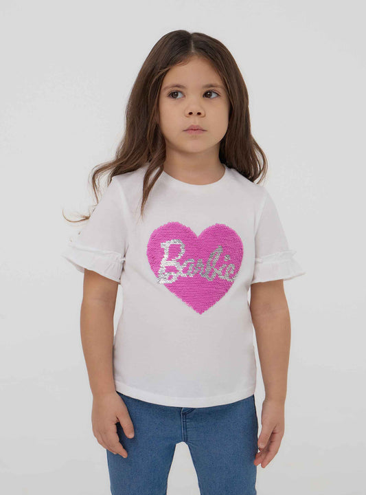 Kids Girls Short-sleeved T-shirt