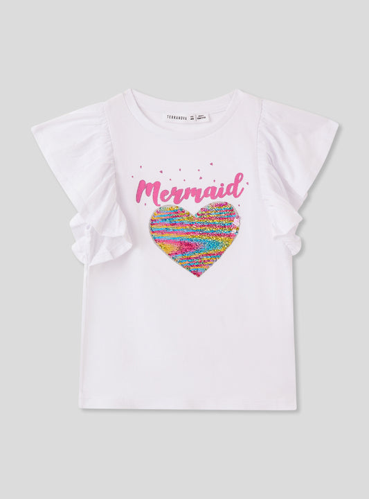 Kids Girls Short-sleeved T-shirt