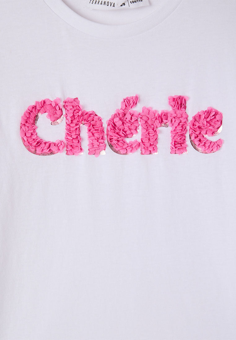 Kids Girls Short-sleeved T-shirt