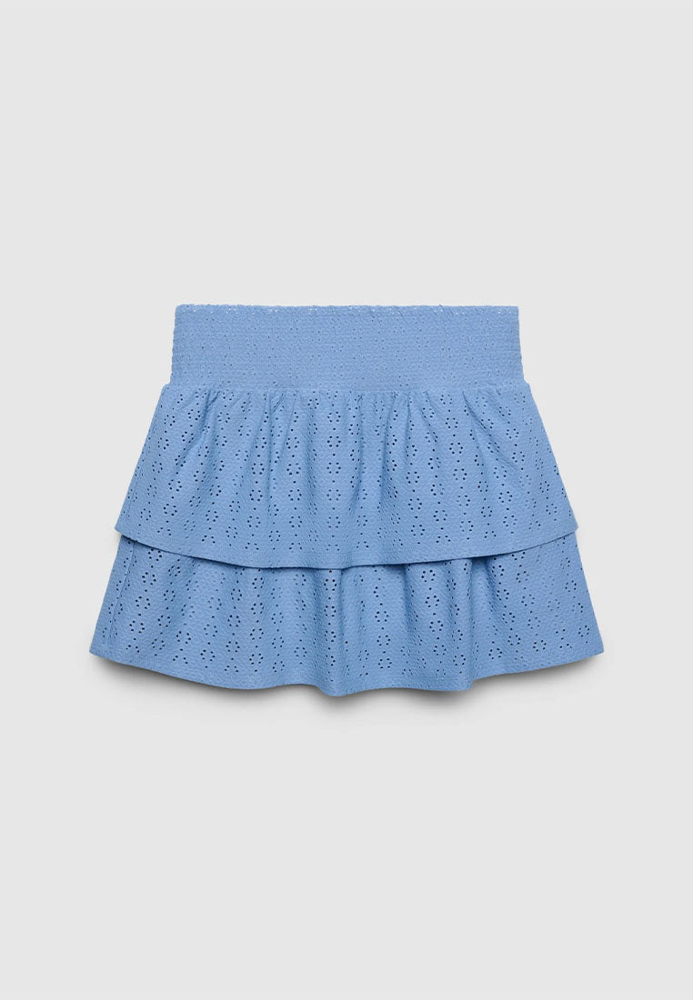 Women's Elastic Waistband Embroidery Skirt