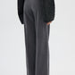 Women's Wide leg mélange-effect trousers