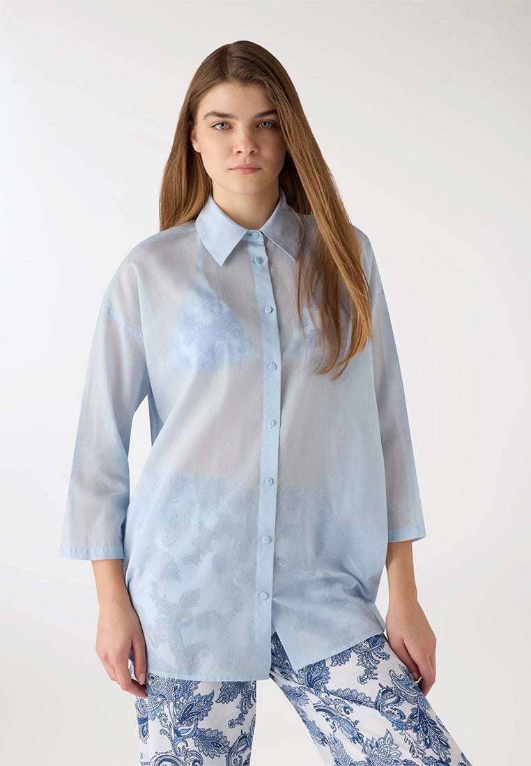 Women's Loose Fit Maxi Shirt