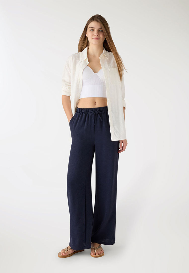 Women's Wide Leg Long Trousers