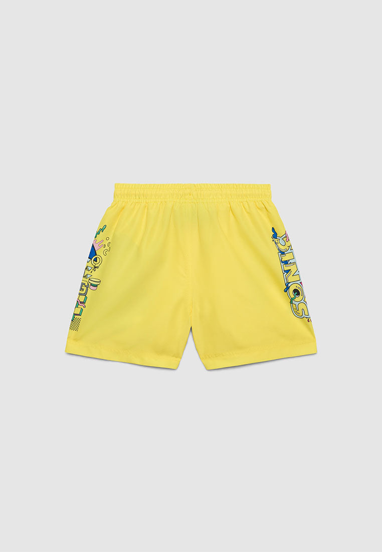 Sonic "Keep Running" Swim Shorts for Boys