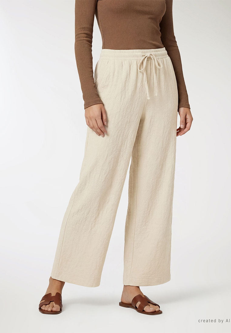 Women's Wide Leg Long Trousers