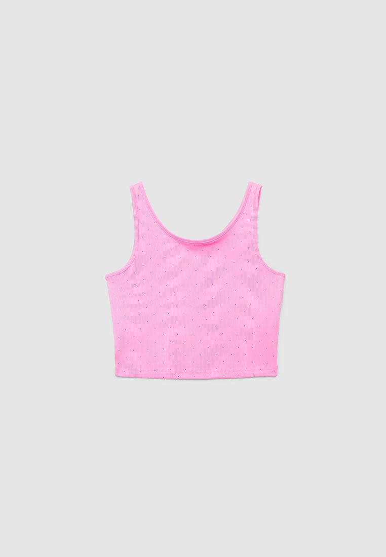 Ribbed Crop Top for Girls