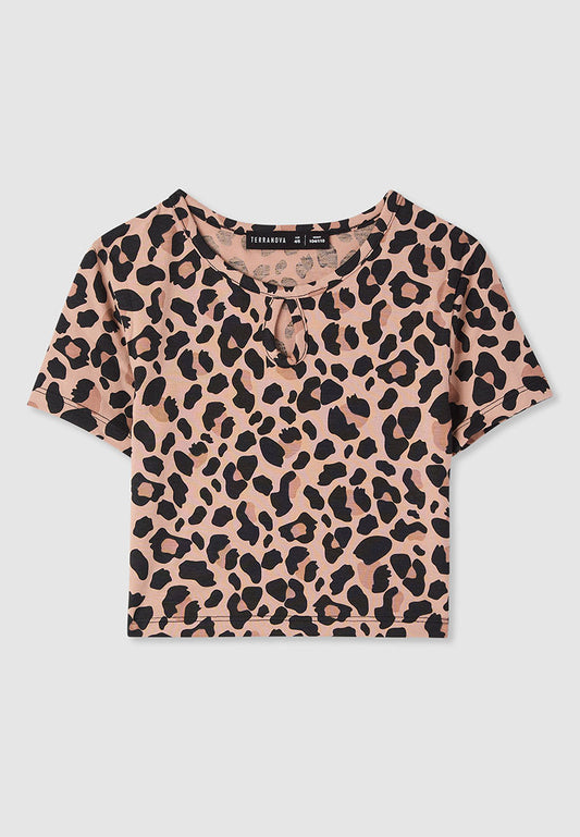Kids Girls Short-sleeved T-shirt