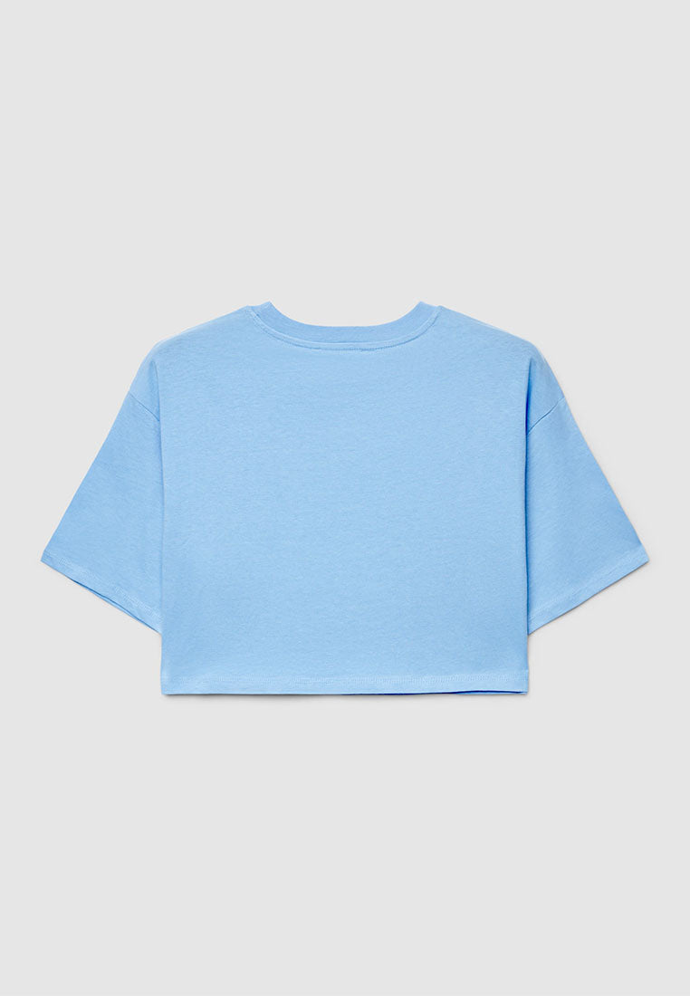 Women's Crop Print T-shirt