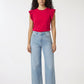 Women's Ruffled Sleeves T-shirt