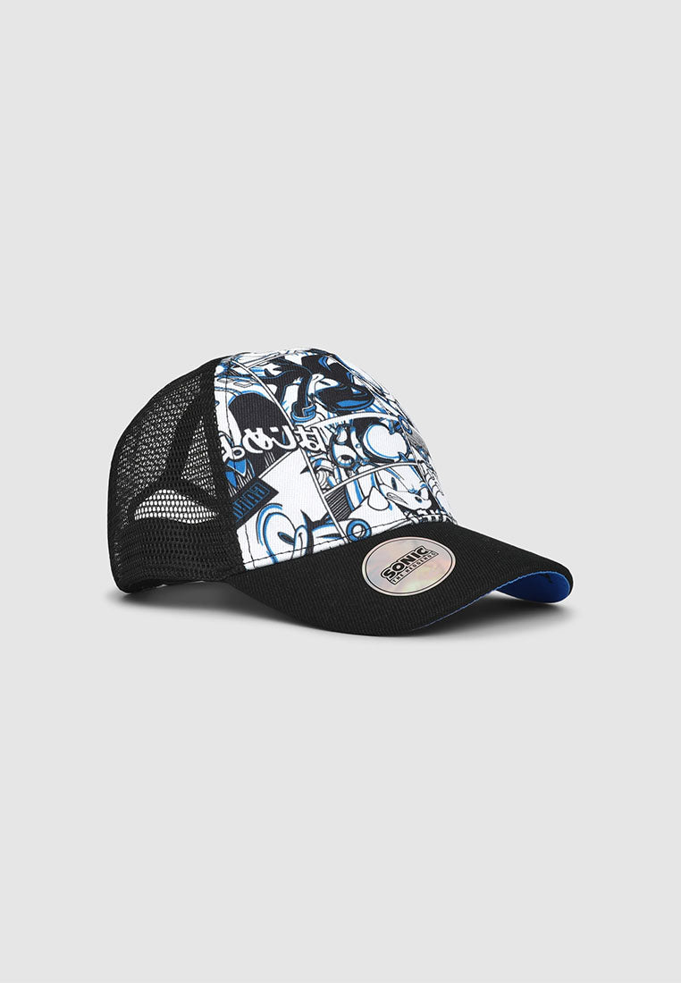 Sonic Print Baseball Cap for Boys