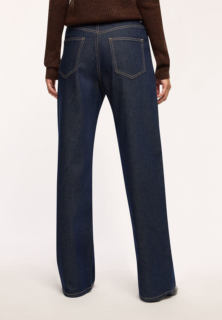 Women's Wide Leg Color Jeans