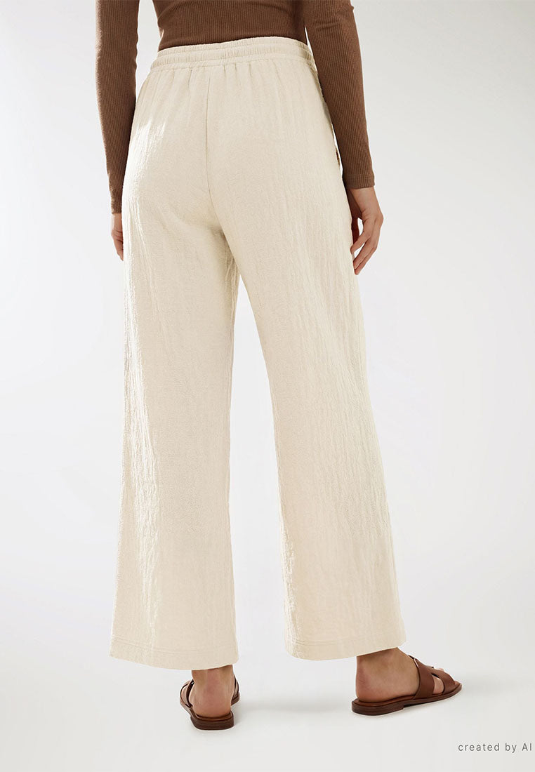 Women's Wide Leg Long Trousers