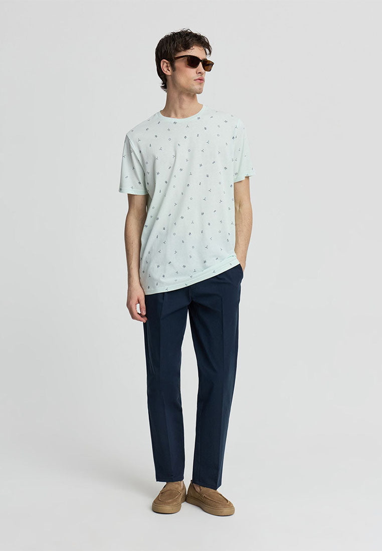 Men's Summer Icon Allover Print Tee