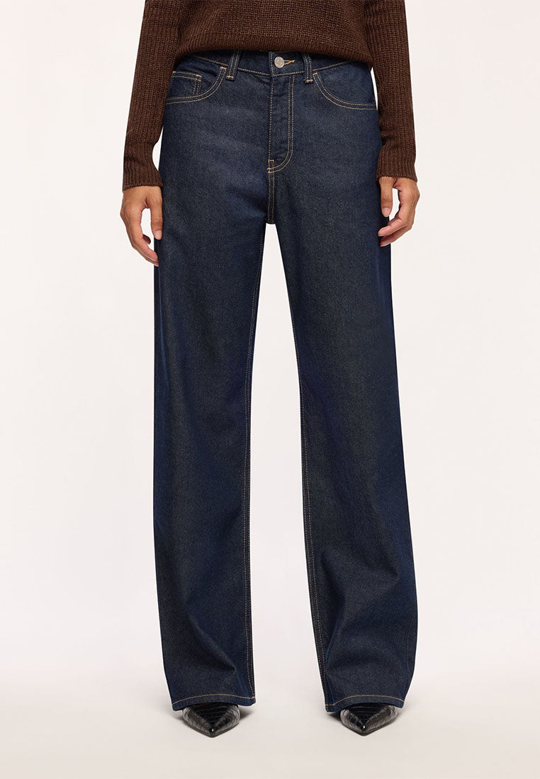 Women's Wide Leg Color Jeans