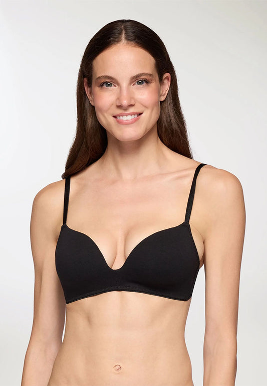 Women's Seamless Plunge Push-Up Bra