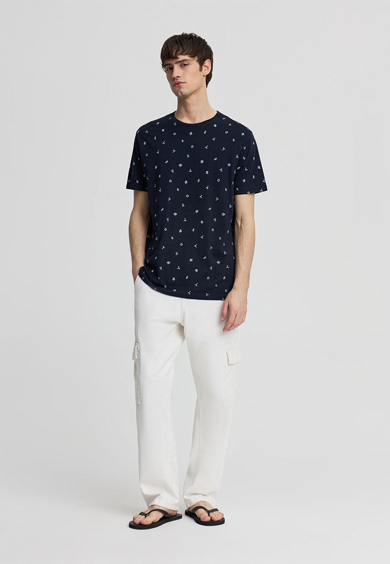 Men's Summer Icon Allover Print Tee