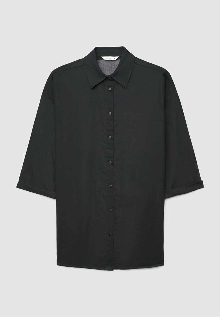 Women's Loose Fit Maxi Shirt