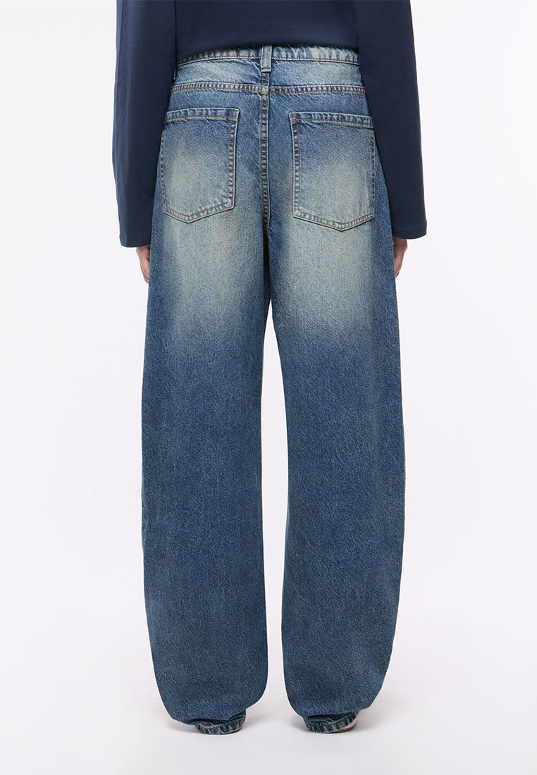 Women's High-Waisted Balloon Jeans