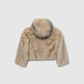 Hooded Faux Fur Jacket for Girls
