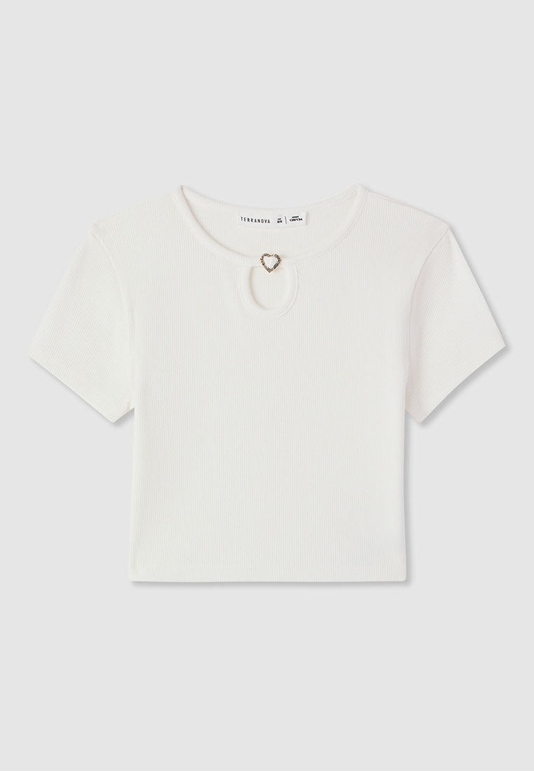 Kids Girls Short-sleeved T-shirt
