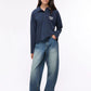 Women's High-Waisted Balloon Jeans