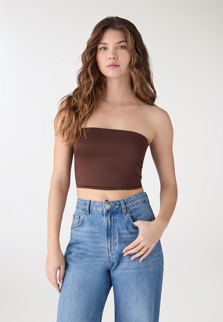 Women's Plain Bandeau Top