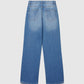 Women's Wide leg jeans with studs
