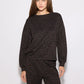 Women's Animal print pyjama set with top and long trousers