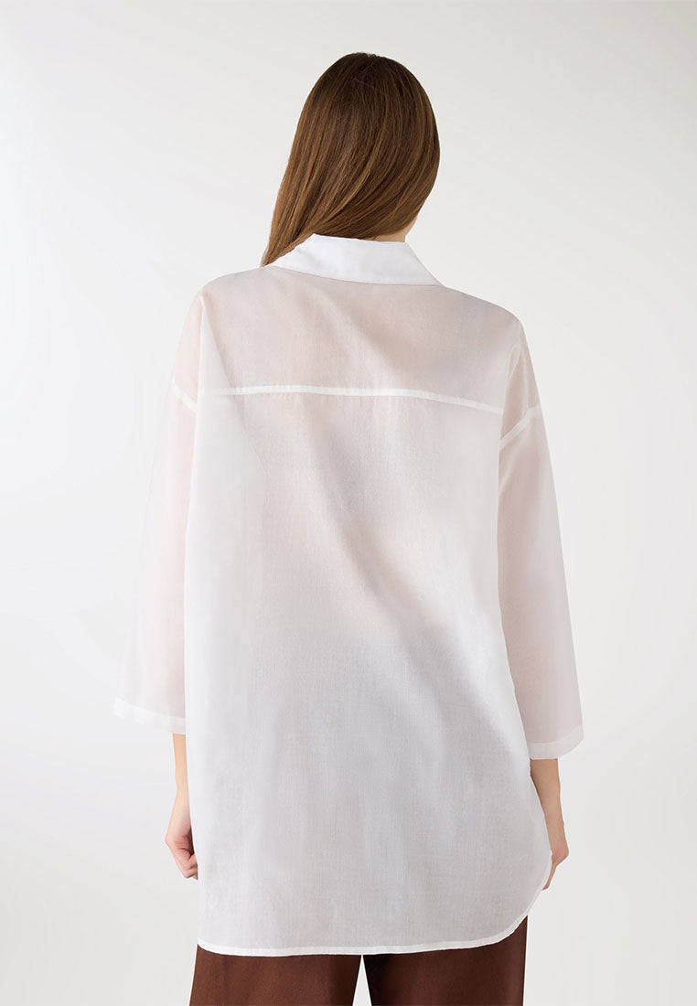 Women's Loose Fit Maxi Shirt