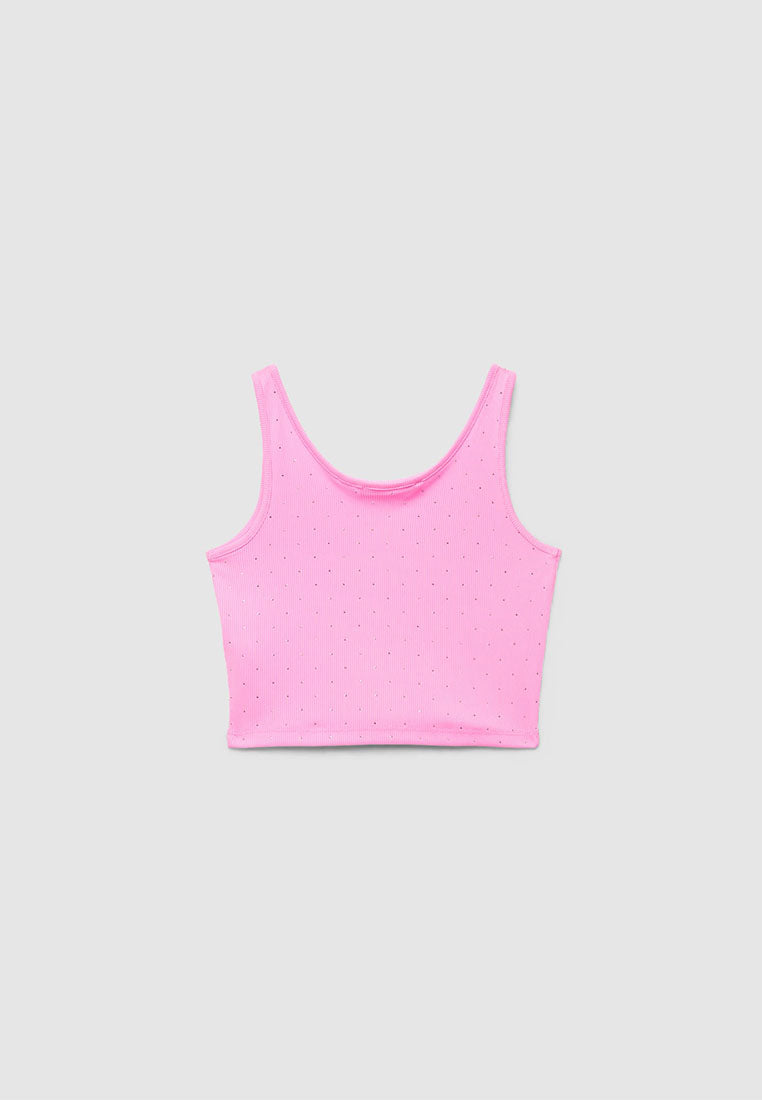 Ribbed Crop Top for Girls