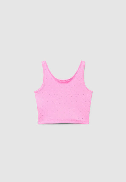Ribbed Crop Top for Girls