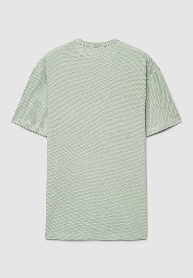 Men's Plain Round Neck Short Sleeved T-shirt
