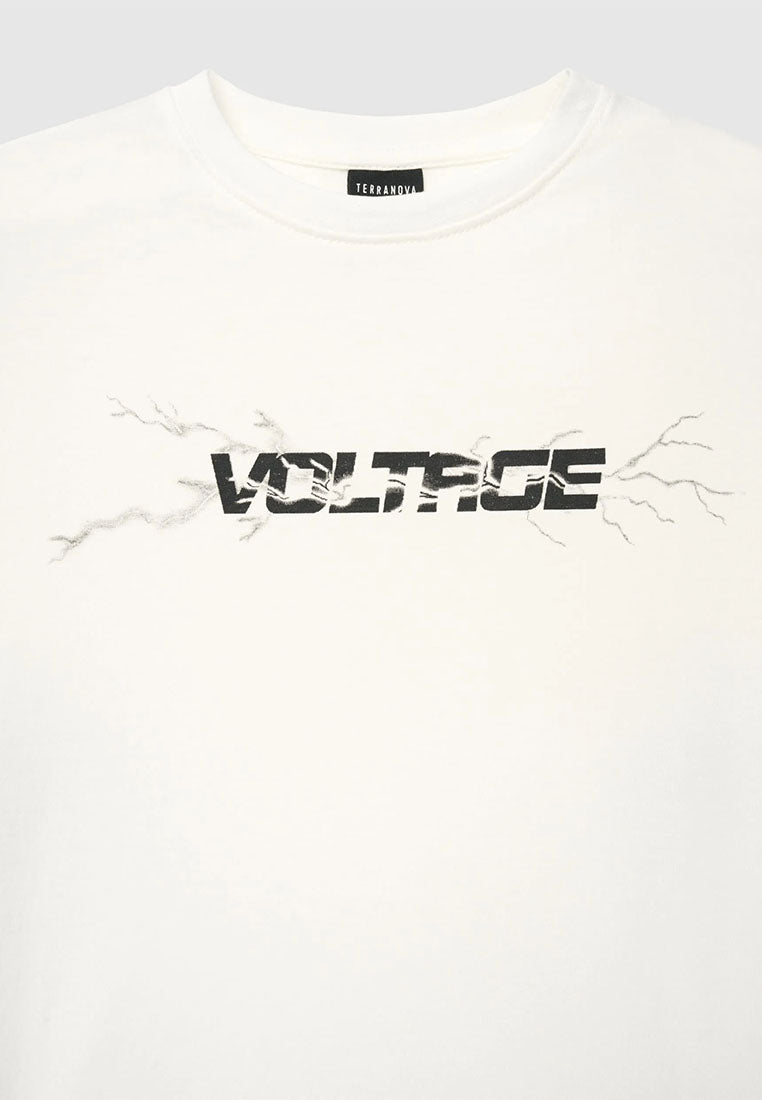 High-Voltage Layered Graphic Tee for Boys