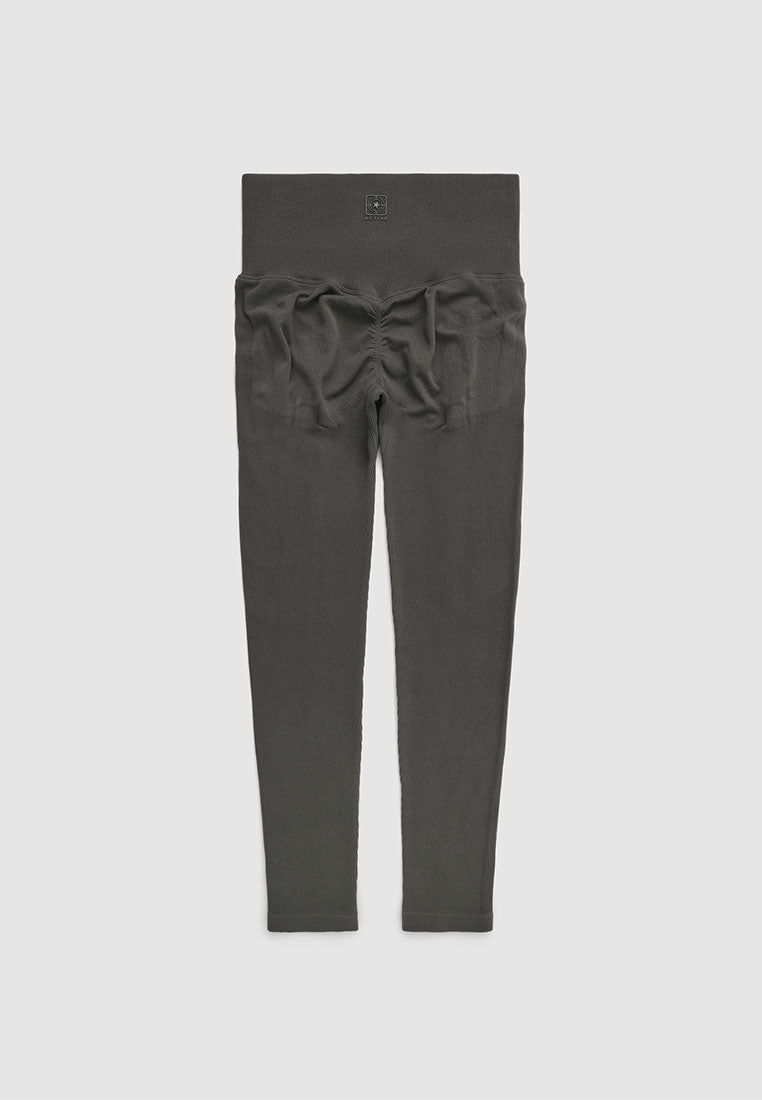Women's Long seamless ruched sports leggings