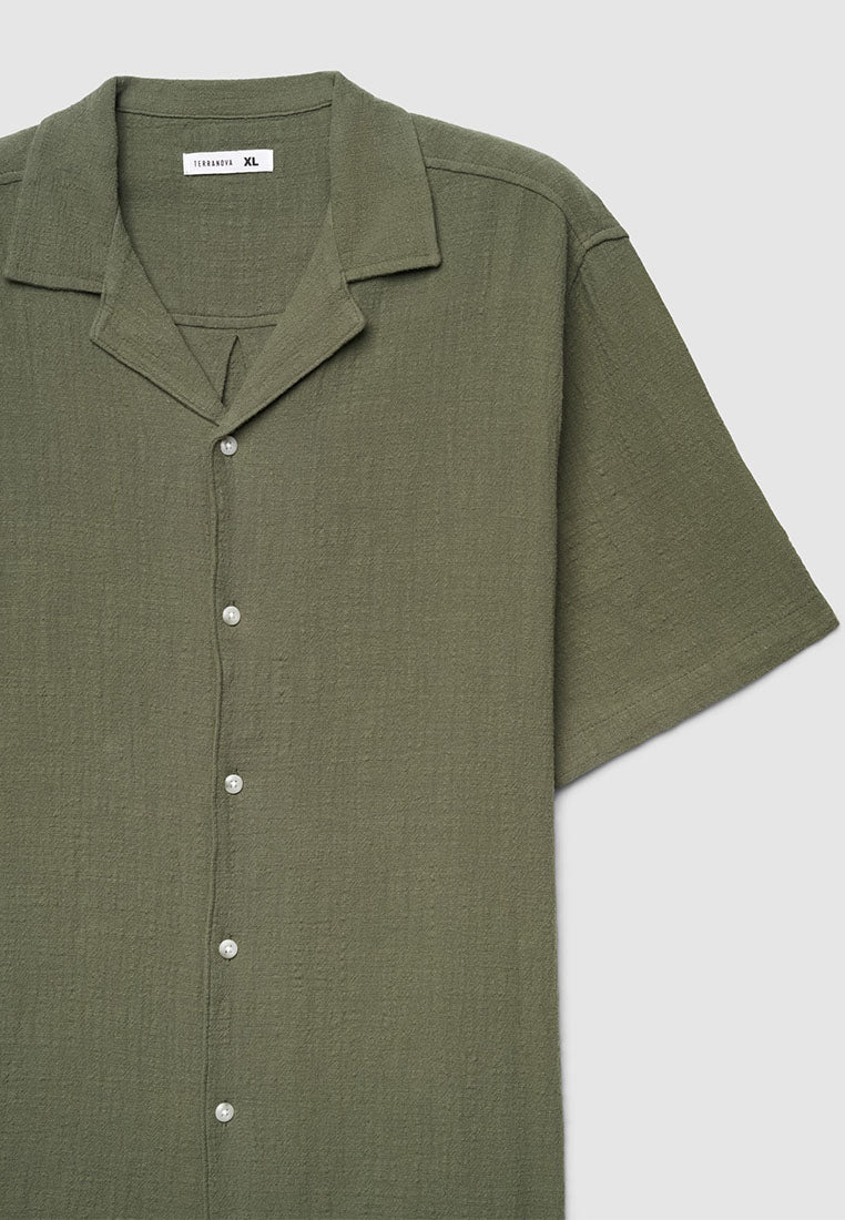 Men's Plain Bowling Shirt