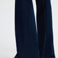 Women's High-Waisted Flared Jeans
