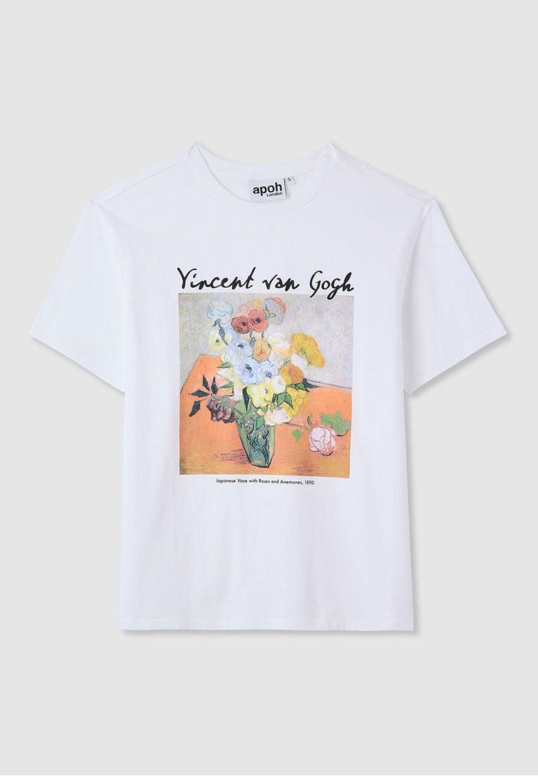 Women's Art-Inspired Print Oversized T-shirt