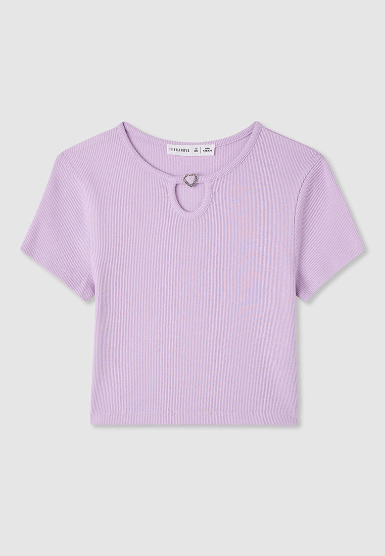 Kids Girls Short-sleeved T-shirt