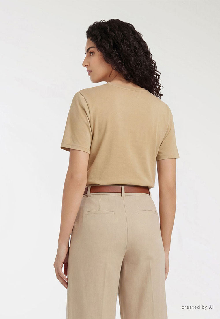 Women's Macramé Pocket T-Shirt