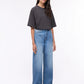 Women's Wide leg jeans with studs