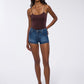 Thin strap bodysuit