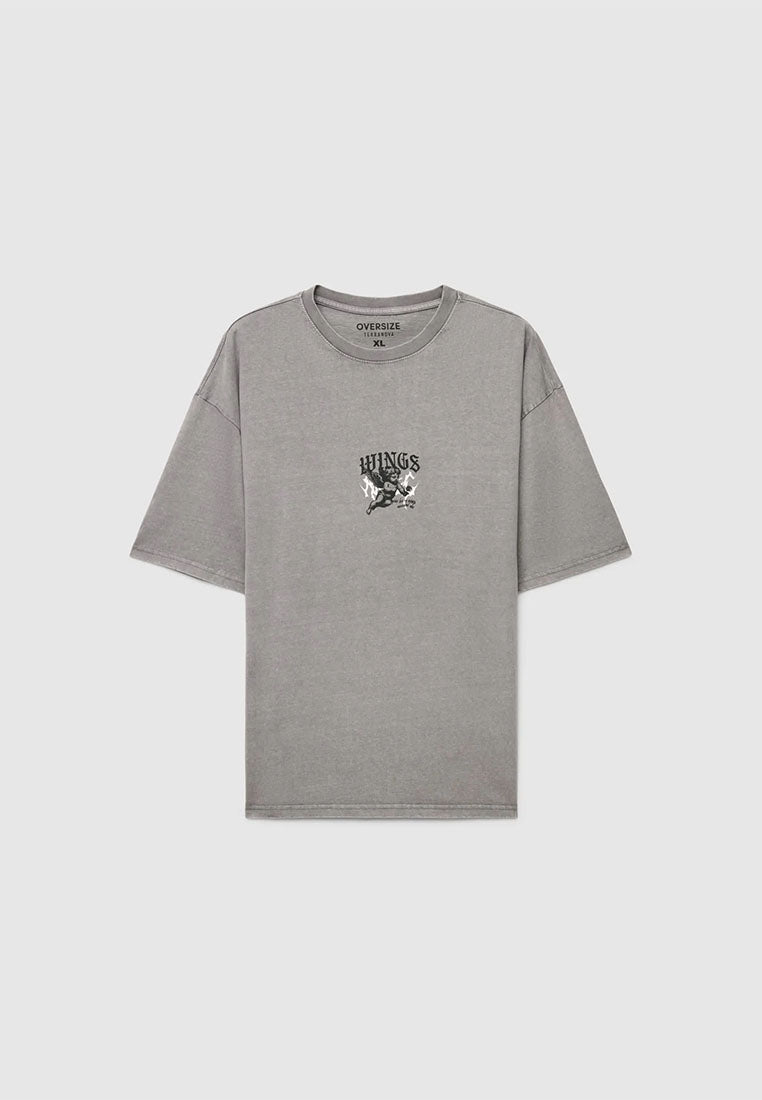 Men's "Wings" Angel Oversized T-Shirt