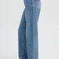 Women's Wide Leg Solid Color Jeans