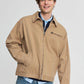 Men’s Cotton Twill Zip-Front Jacket