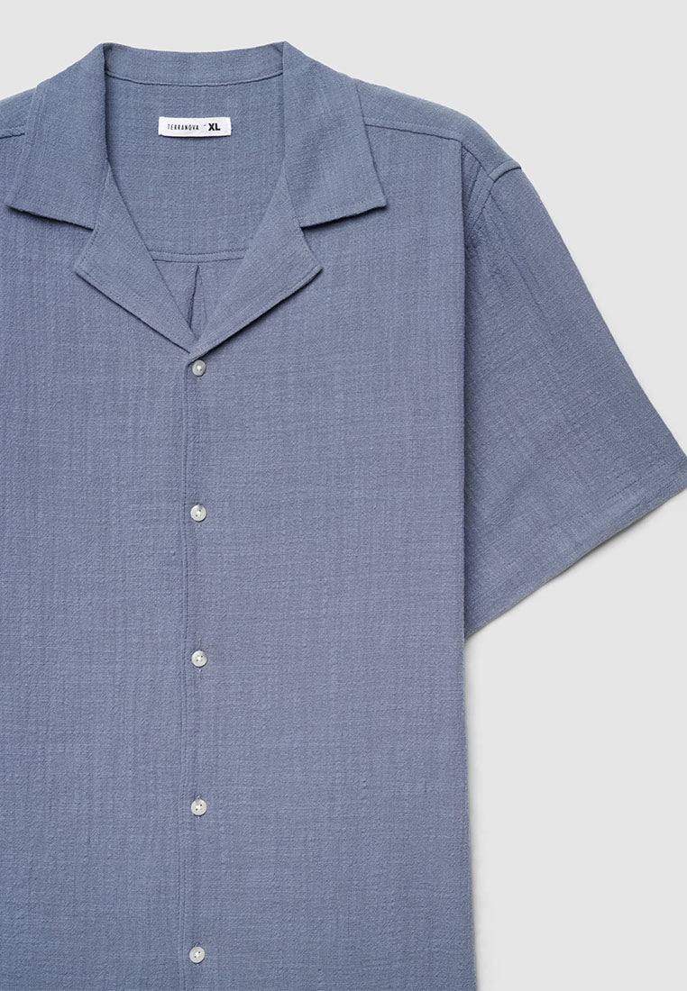 Men's Plain Bowling Shirt