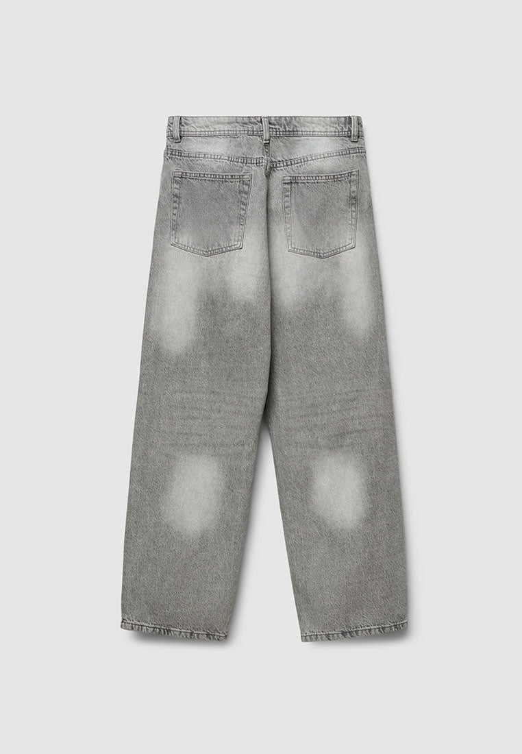 Men's Wide-leg Relaxed Style Jeans
