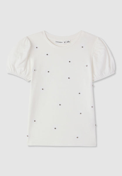 Kids Girls Short-sleeved T-shirt