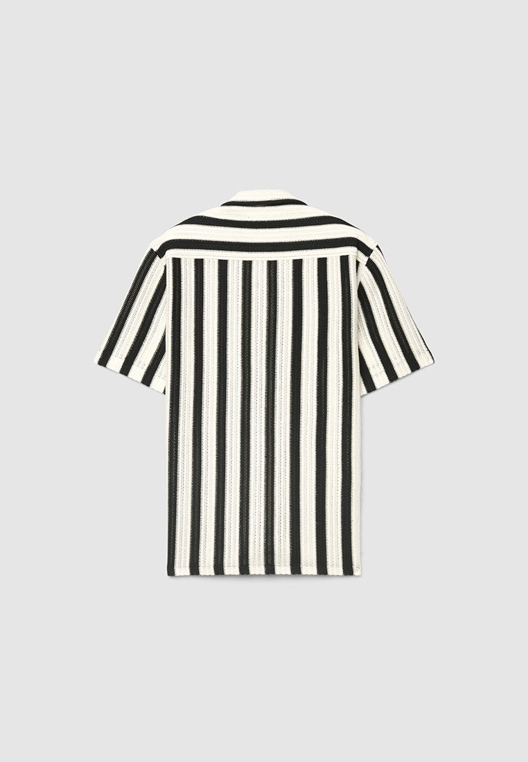 Men's Striped Croquet Bowling Shirt